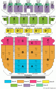 Frozen Providence-Performing Arts Center Seating Chart