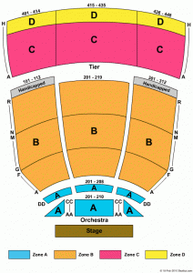 Nashville Andrew Jackson Hall Seating Chart